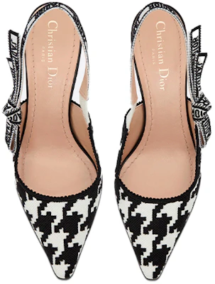 DIOR 迪奧 J'Adior 千鳥格紋圖案刺繡高跟鞋 女款 黑色 Shop DIOR 迪奧 J'Adior 千鳥格紋圖案刺繡高跟鞋 女款 黑色