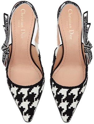 DIOR 迪奧 J'Adior 千鳥格紋圖案刺繡高跟鞋 女款 黑色 Shop DIOR 迪奧 J'Adior 千鳥格紋圖案刺繡高跟鞋 女款 黑色
