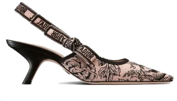 (Women) Dior J'Adior High Heels 'Pink Black Slingback' KCP761JHR_S15X Order (Women) Dior J'Adior High Heels 'Pink Black Slingback' KCP761JHR_S15X
