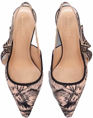 (Women) Dior J'Adior High Heels 'Pink Black Slingback' KCP761JHR_S15X Purchase (Women) Dior J'Adior High Heels 'Pink Black Slingback' KCP761JHR_S15X