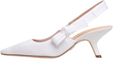 (Women) Dior J'Adior High Heels 'White Cotton Embroidery' KCP866EFR_S10W (Women) Dior J'Adior High Heels 'White Cotton Embroidery' KCP866EFR_S10W