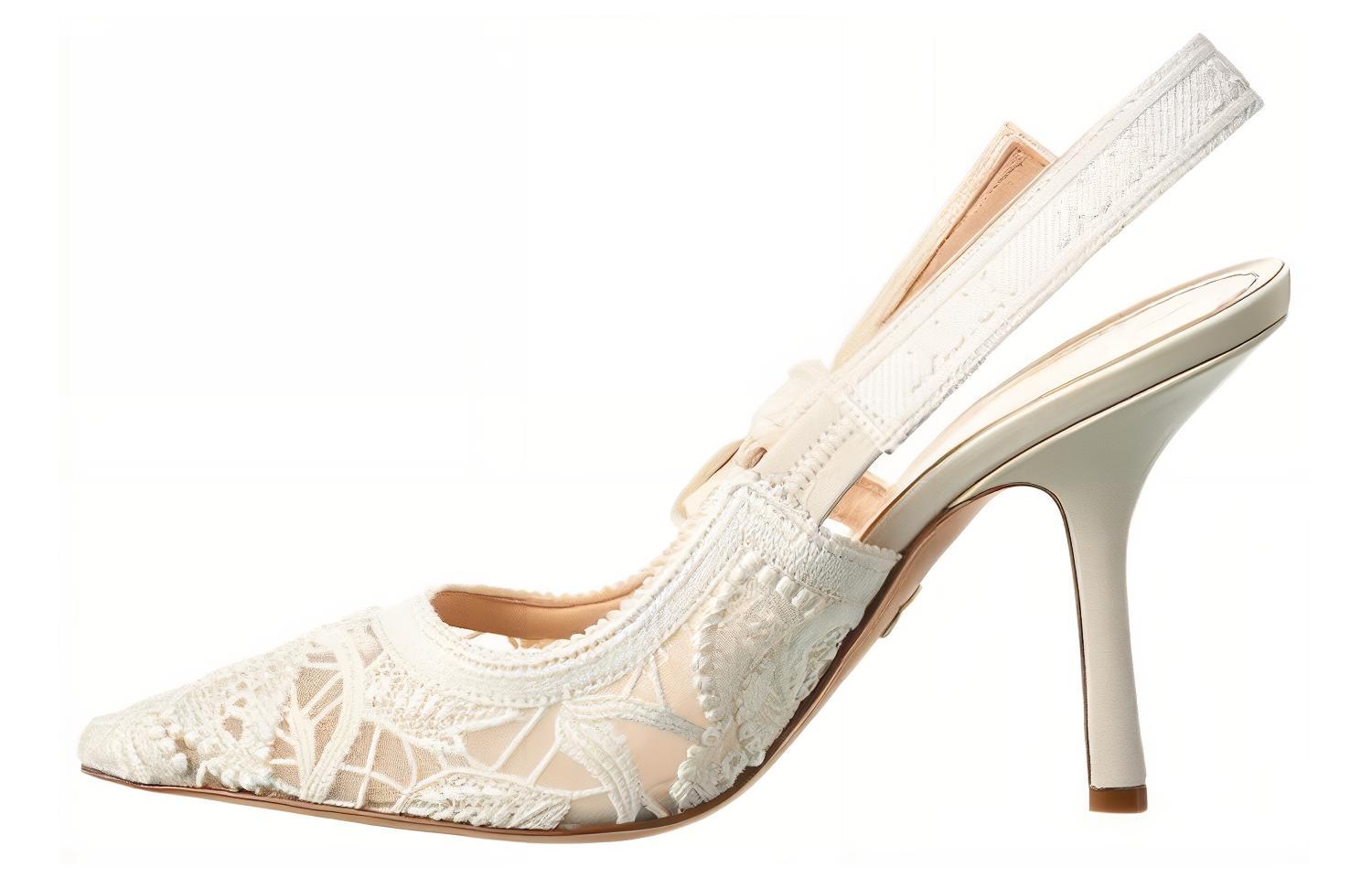 (Women) Dior J&#x27;Adior Kitten Heels &#x27;Blue&#x27; KCP866VOY_S21N