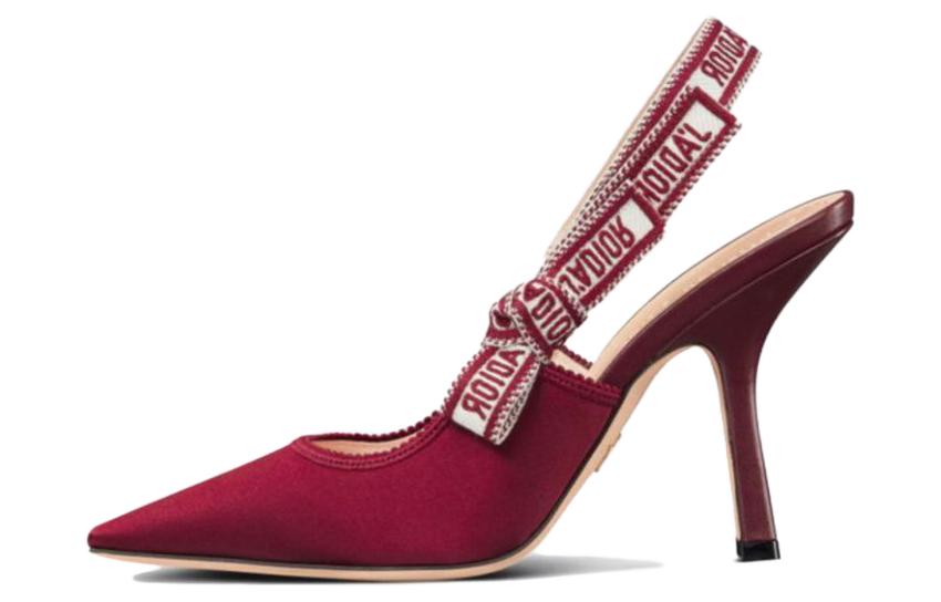 (Women) Dior J'Adior Mesh Embroidered Pointed-Toe Slim Heel High Heels 10cm 'Gold' KCP945MLM_S49K