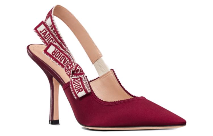 (W) Dior J'Adior Mesh Embroidered Pointed-Toe Slim Heel High Heels 10cm 'Gold' KCP945MLM_S49K 圖 2