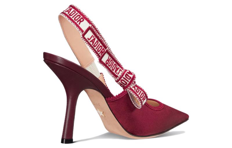 (W) Dior J'Adior Mesh Embroidered Pointed-Toe Slim Heel High Heels 10cm 'Gold' KCP945MLM_S49K 圖 3