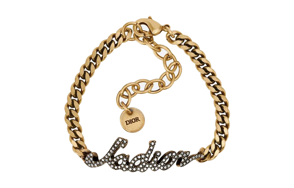 (Women) Dior J'Adior Metal Crystal Chain Bracelet for Women B1361ADRCY-D908 圖 2