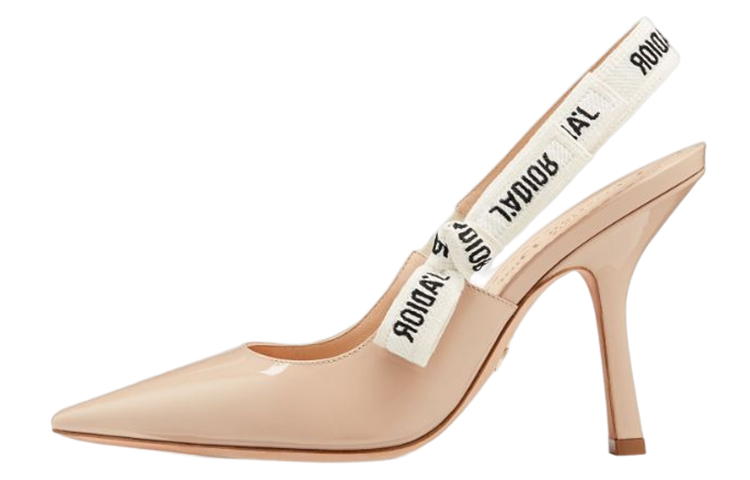 (Women) Dior J&#x27;Adior Patent Calfskin High Heel Sandals &#x27;Nude&#x27; KCC201VNR_S12U