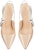 (W) Dior J'Adior Kulit Anak Lembu Patent Sandal Tumit Tinggi 'Nude' KCC201VNR_S12U