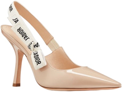 (W) Dior J'Adior Kulit Anak Lembu Patent Sandal Tumit Tinggi 'Nude' KCC201VNR_S12U Lookbook (W) Dior J'Adior Kulit Anak Lembu Patent Sandal Tumit Tinggi 'Nude' KCC201VNR_S12U