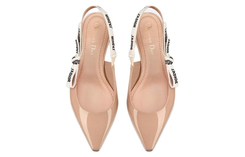 Shop (W) Dior J'Adior ヌードパテントカーフスキン スリングバックフラット KCB384VNR_S12U