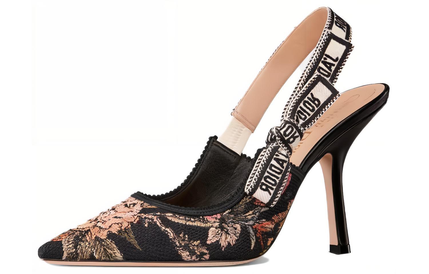 (Women) Dior J'Adior Slingback 'Checkered Ribbon' KCP866MPK_S19W