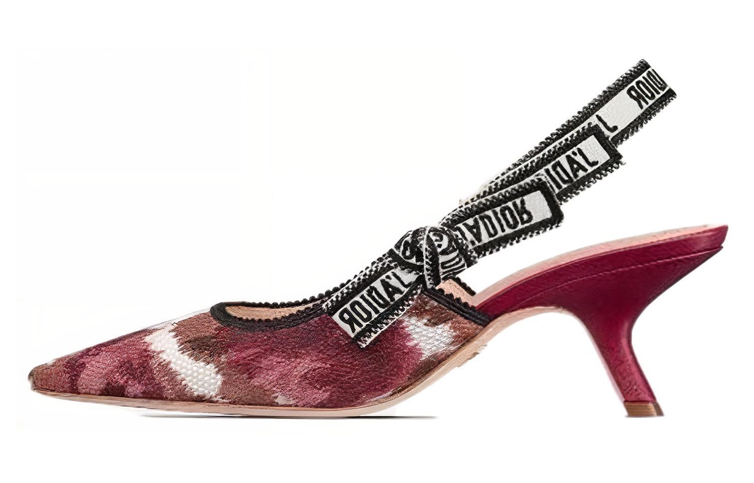 (Women) Dior J&#x27;Adior Slingback &#x27;Red Bow&#x27; KCP761FKR_S39R