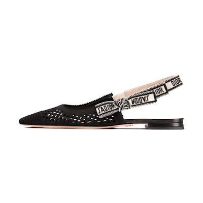(W) Dior J'Adior Slingback Ballet Flat 'Black'