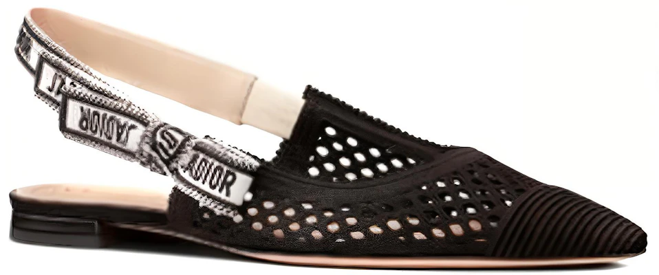 (W) Dior J''Adior Slingback Ballet Flat ''Zwart'' KCB671EMR_S900 Lookbook (W) Dior J''Adior Slingback Ballet Flat ''Zwart'' KCB671EMR_S900