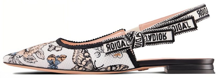 (W) Dior J'Adior Slingback Flat 'Putih' KCB660TMX_S73W Buy (W) Dior J'Adior Slingback Flat 'Putih' KCB660TMX_S73W