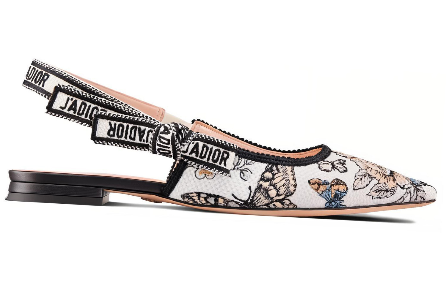 Order (W) Dior J'Adior Slingback Flat 'Putih' KCB660TMX_S73W