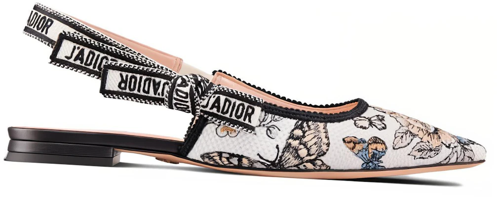 (W) Dior J''Adior Slingback Ballerina ''Wit'' KCB660TMX_S73W Order (W) Dior J''Adior Slingback Ballerina ''Wit'' KCB660TMX_S73W