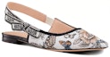 Shop (W) Dior J'Adior Slingback Flat 'Putih' KCB660TMX_S73W
