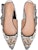 (W) Dior J'Adior Slingback Flat 'Putih' KCB660TMX_S73W