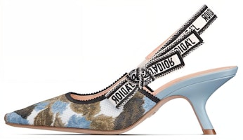 (Women) Dior J'Adior Slingback Heels 'Blue Black' KCP761HFL_S18N (Women) Dior J'Adior Slingback Heels 'Blue Black' KCP761HFL_S18N