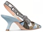 Shop (Women) Dior J'Adior Slingback Heels 'Blue Black' KCP761HFL_S18N