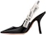 (W) Dior J'Adior Slingback Tumit Tinggi 'Hitam' KDC201VNR_S900