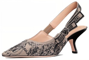 (Women) Dior J'Adior Slingback High Heel 'Brown' KDP761TJE_S34G (Women) Dior J'Adior Slingback High Heel 'Brown' KDP761TJE_S34G