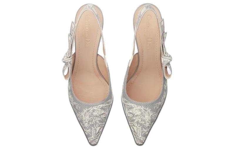 Lookbook (W) 디올 자디올 슬링백 크림화이트 하이힐 (KDP799CVR_S07X) KDP761TJE_S34G