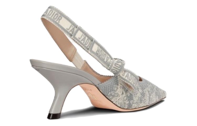 Shop (W) 디올 자디올 슬링백 크림화이트 하이힐 (KDP799CVR_S07X) KDP761TJE_S34G