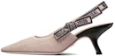 Buy (W) Dior J'Adior Slingback High Heel 'Kanvas Sulam Bunga Raya dengan Reben' KDP919JUR_S08U
