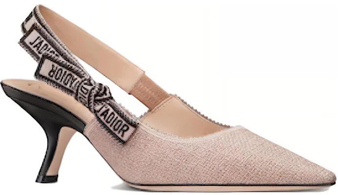(Women) Dior J'Adior Slingback High Heel 'Embroidered Hibiscus Canvas with Bow' KDP919JUR_S08U Lookbook (Women) Dior J'Adior Slingback High Heel 'Embroidered Hibiscus Canvas with Bow' KDP919JUR_S08U