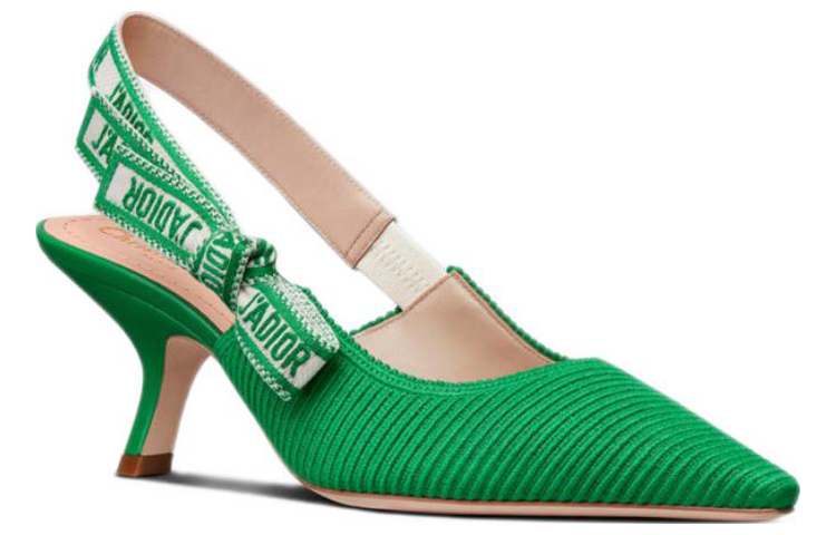 Lookbook (W) 迪奥 J’Adior 绿色高跟鞋 斜挎鞋 KDP866EFR_S33H