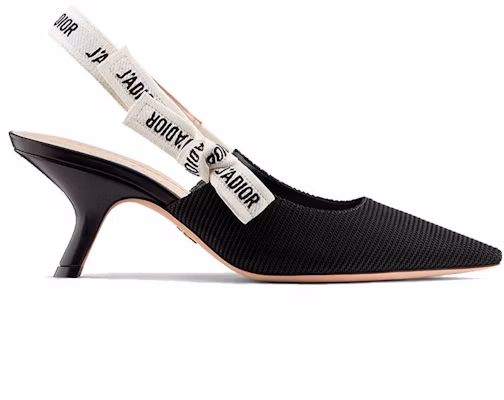 (Women) Dior J'Adior Slingback High Heels 'Black Embroidery' KDP549ECF_S900 Order (Women) Dior J'Adior Slingback High Heels 'Black Embroidery' KDP549ECF_S900