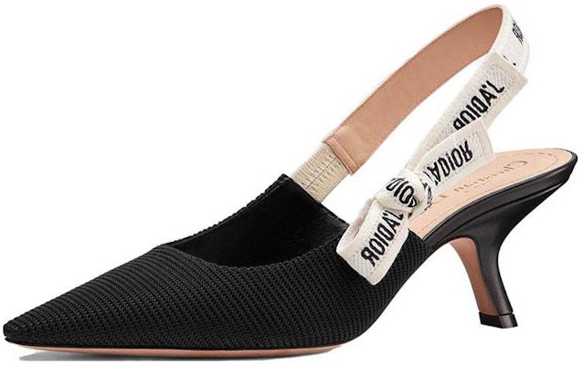 (Women) Dior J'Adior Slingback High Heels 'Black Embroidery' KDP549ECF_S900 Lookbook (Women) Dior J'Adior Slingback High Heels 'Black Embroidery' KDP549ECF_S900