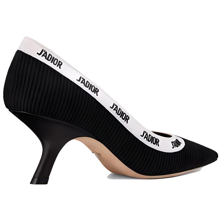 Shop (W) Dior J'Adior Slingback Heels 'Hitam Emas' KCP920JHV_S21X KDP549ECF_S900