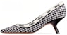 (W) Dior J'Adior Slingback Tumit Tinggi 'Hitam Putih' KDP872MET_S900 KDP672PCO_S17X