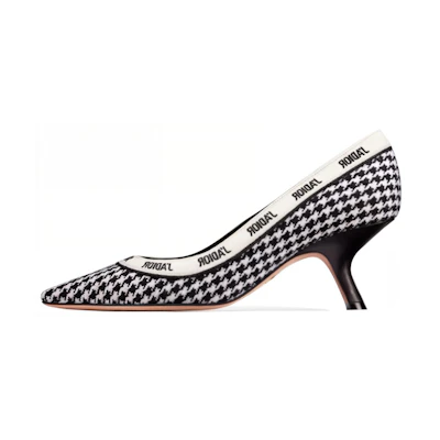 (W) Dior J'Adior Slingback High Heels 'Black White' KDP872MET_S900