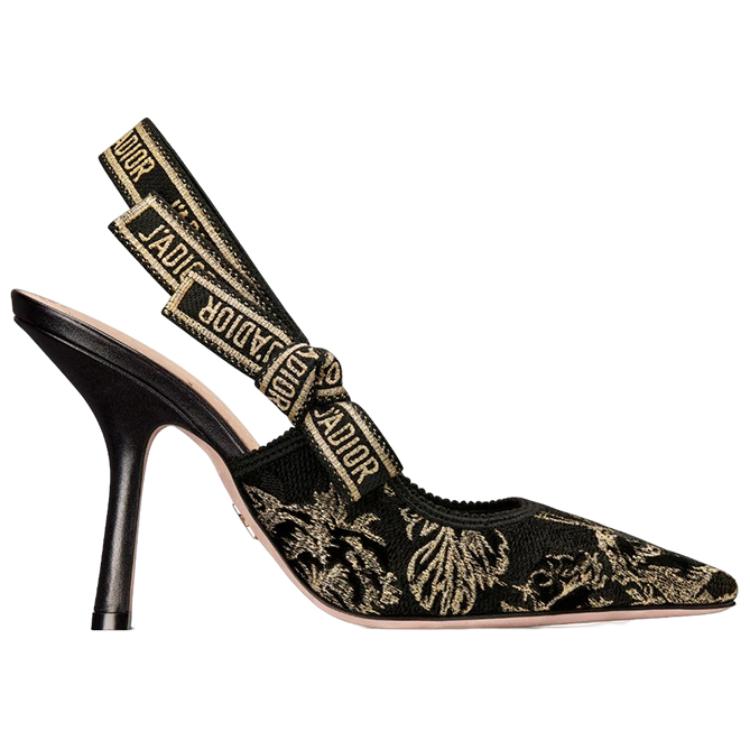Order DIOR迪奧 J‘Adior 時尚露跟高跟鞋 女款 黑金