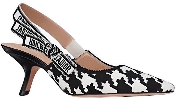 (Women) Dior J'Adior Slingback High Heels 'Black White' KDP672PCO_S17X Lookbook (Women) Dior J'Adior Slingback High Heels 'Black White' KDP672PCO_S17X
