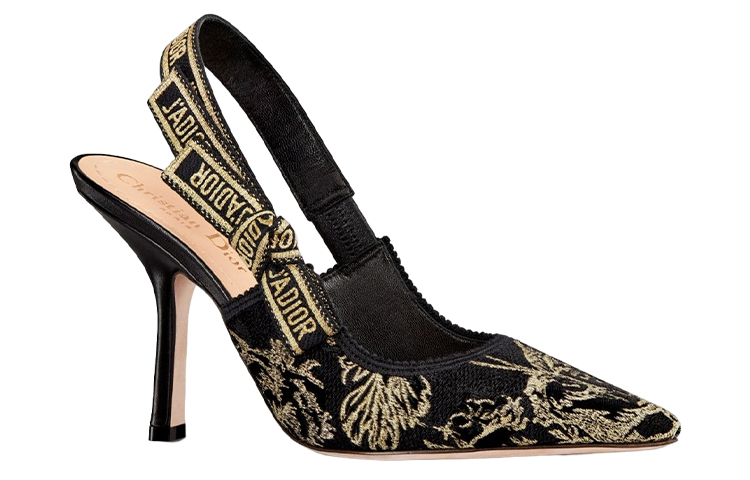 Lookbook DIOR迪奧 J‘Adior 時尚露跟高跟鞋 女款 黑金