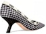(W) Dior J'Adior Slingback Tumit Tinggi 'Hitam Putih' KDP872MET_S900 KDP672PCO_S17X