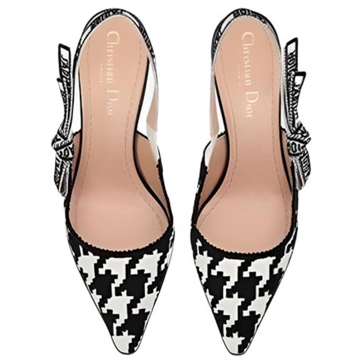 Purchase (W) Dior J'Adior スリングバック ハイヒール 黒白 (KDP672PCO_S17X) KCP866MPP_S19W