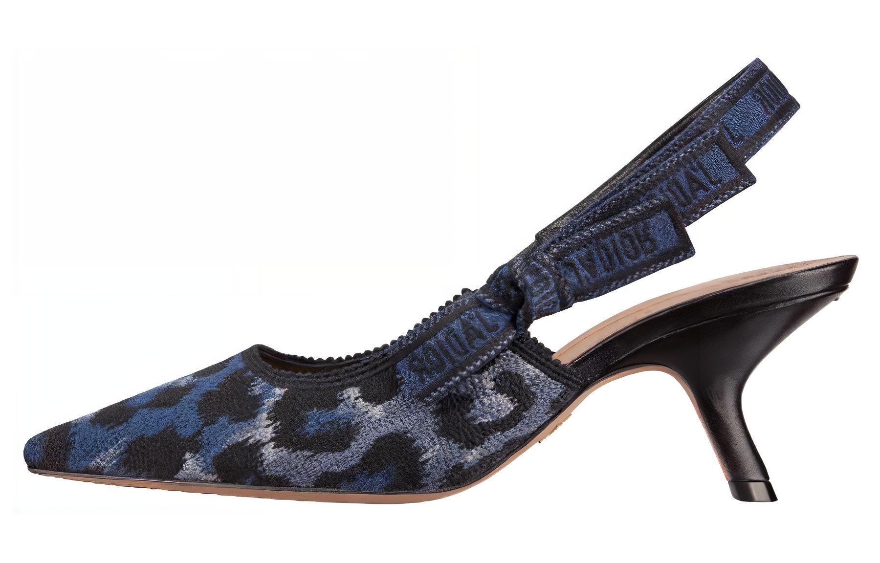 (Women) Dior J'Adior Slingback High Heels 'Blue' KDP866DLP_S68B