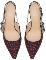 Shop DIOR 迪奧 J‘Adior 露跟高跟鞋 女款 藍紅