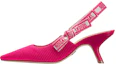 Buy (W) Dior J''Adior Slingback Hoge Hakken ''Geborduurd Zwart'' KDC201TFL_S900 KCP866EFR_S16F