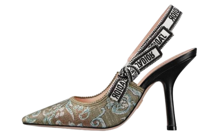 (Women) Dior J'Adior Slingback High Heels 'Green' KCP866EFR_S11H