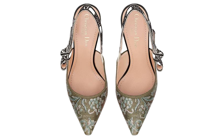Lookbook (W) Dior J''Adior Slingback Hoge Hakken ''Groen'' KCP866EFR_S11H KCP762BXE_S71B