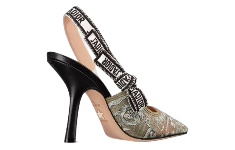 Shop (W) Dior J''Adior Slingback Hoge Hakken ''Groen'' KCP866EFR_S11H KCP762BXE_S71B