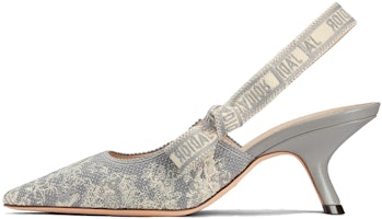 (Women) Dior J'Adior Slingback High Heels 'Grey' KDP761TJE_S37W (Women) Dior J'Adior Slingback High Heels 'Grey' KDP761TJE_S37W