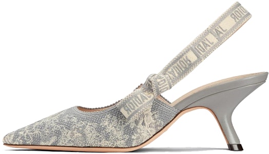 (W) Dior J'Adior Slingback Heels Tinggi 'Abu-abu' KDP761TJE_S37W Buy (W) Dior J'Adior Slingback Heels Tinggi 'Abu-abu' KDP761TJE_S37W